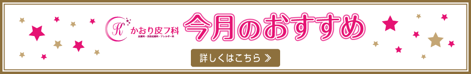 今月のおすすめはこちら